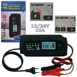 Интелигентно зарядно устройство RCHANG JMD-10 – 12/24V, 10A